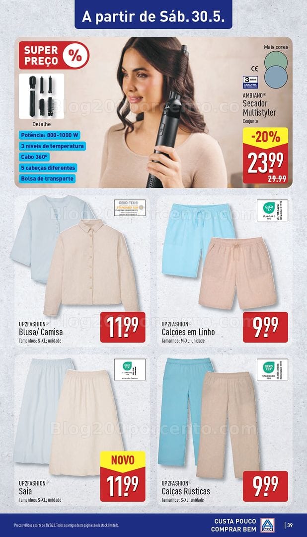 Antevisão Folheto ALDI Promoções de 25 a 31 maio